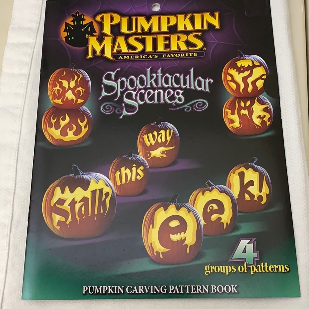 🔵4/$20 Pumpkin Masters 4 Groups of Patterns “SPOOKTACULAR SCENES” NEW